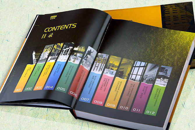 黑眼睛广告印刷的精装书《史丹利五金手册》——内页目录页1