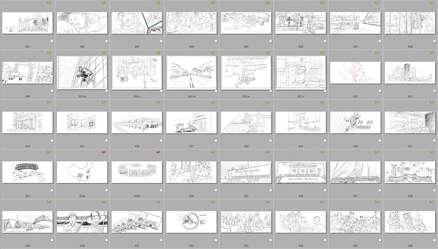黑眼睛广告为深圳佳尔优环卫有限公司视频的手绘分镜头脚本_11