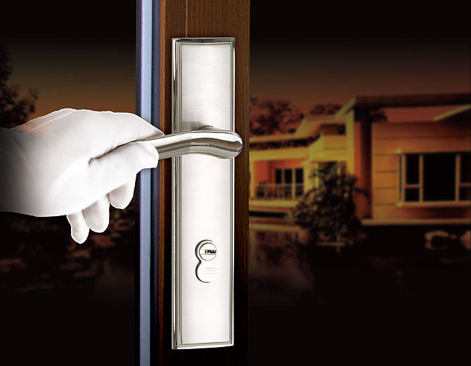  黑眼睛广告为史丹利拍摄的门把手场景图