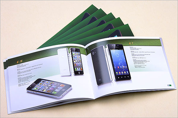 高新奇科技股份有限公司手机事业部画册印刷的实拍效果-内页