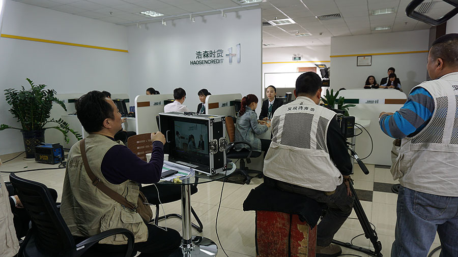 浩森企业专题片拍摄现场
