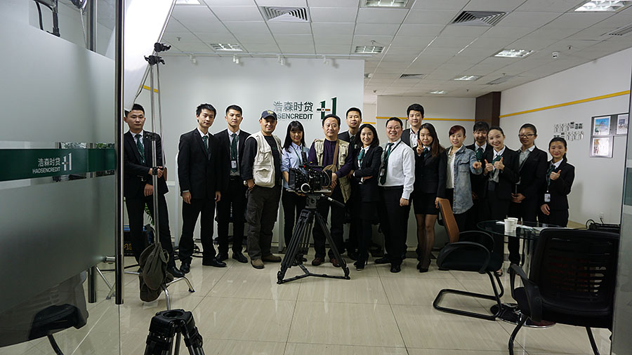 浩森企业专题片拍摄现场