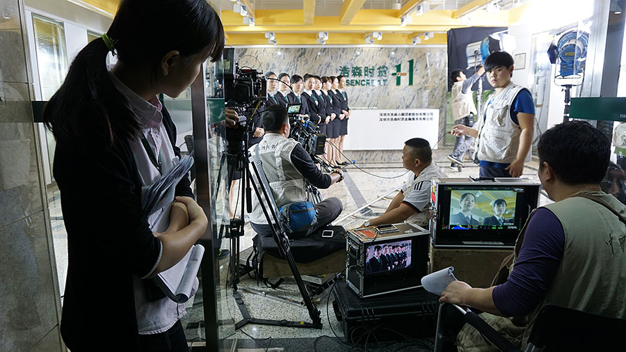 浩森企业专题片拍摄现场