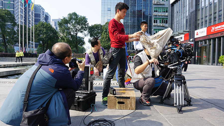 浩森企业专题片拍摄现场