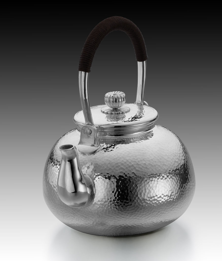 黑眼睛广告为长物堂拍摄的精品手工银壶TD01-B