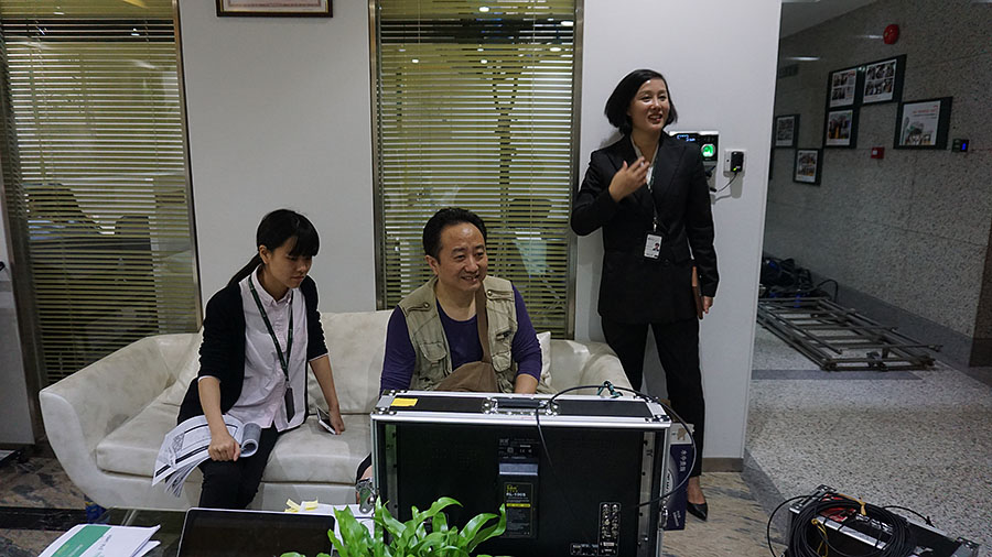 浩森企业专题片拍摄现场