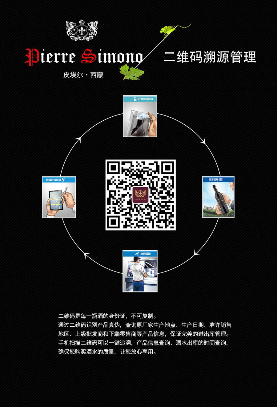 黑眼睛广告为中非集团代理的南非著名红酒——皮埃尔•西蒙设计的详情页