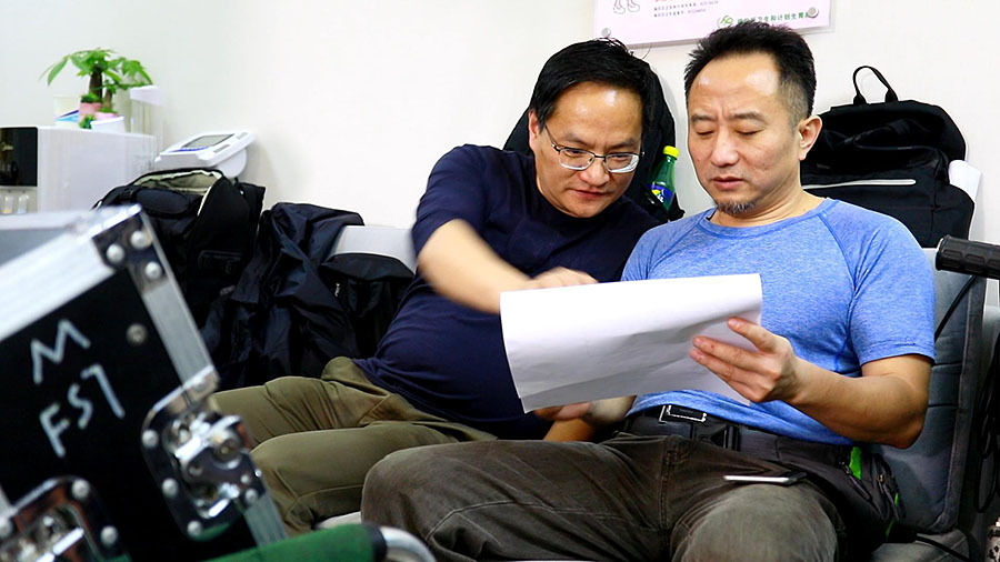 《扫描过床单》微电影拍摄现场花絮