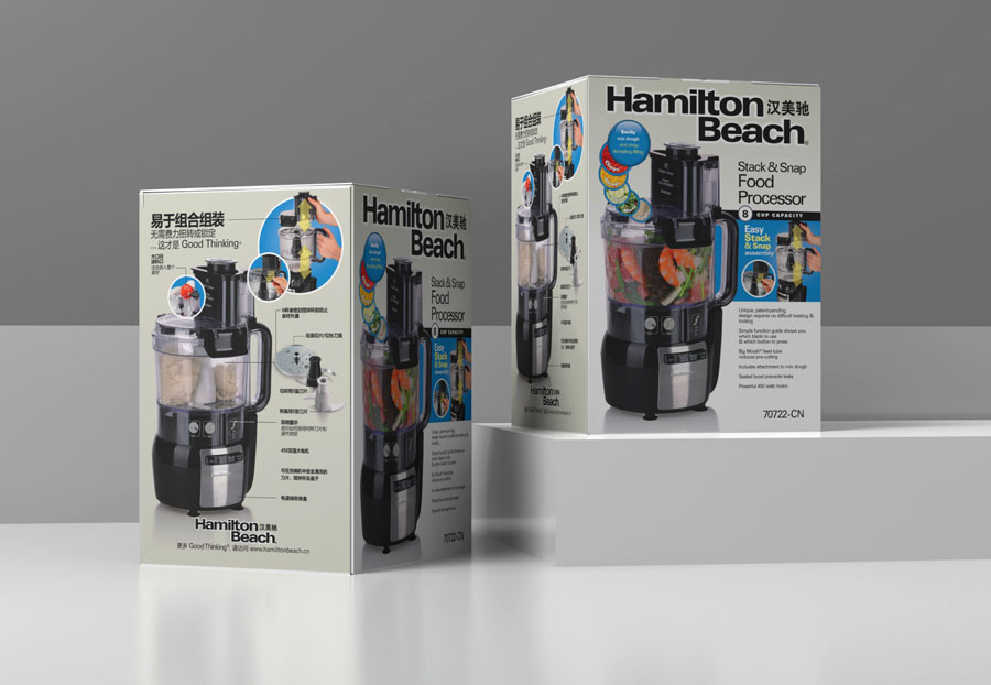 黑眼睛广告为汉美驰设计完善的和面机包装