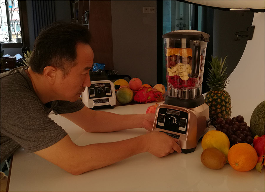 黑眼睛广告为汉美驰拍摄的破壁机系列